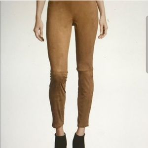 Faux suede legging